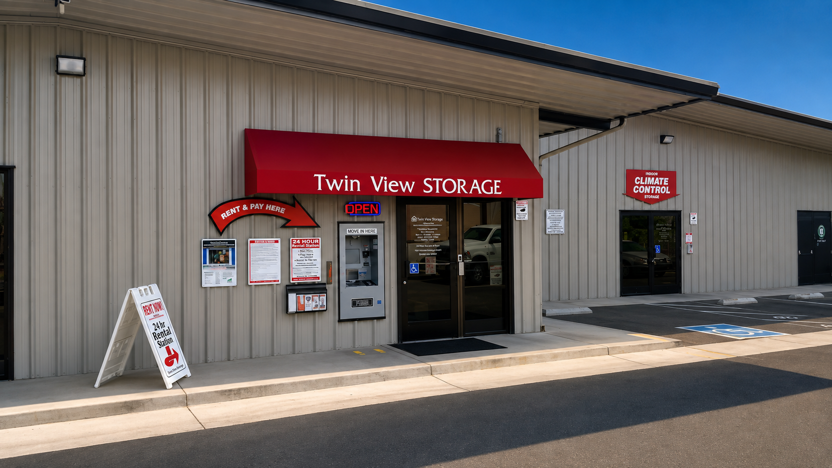 Twin View Storage 797 Twin View Blvd, Redding Ca 96003 reddingstorage.com Entry